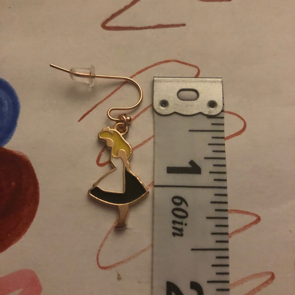 Handmade Brand New Gold Cinderella Earrings - Picture 3 of 3